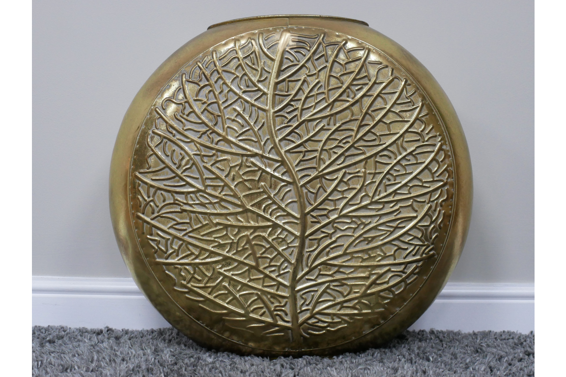 Dutch Imports Large Circle Metal Vase