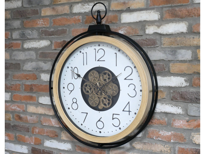 Dutch Imports Wall Clock With Cogs - Classic Numbers