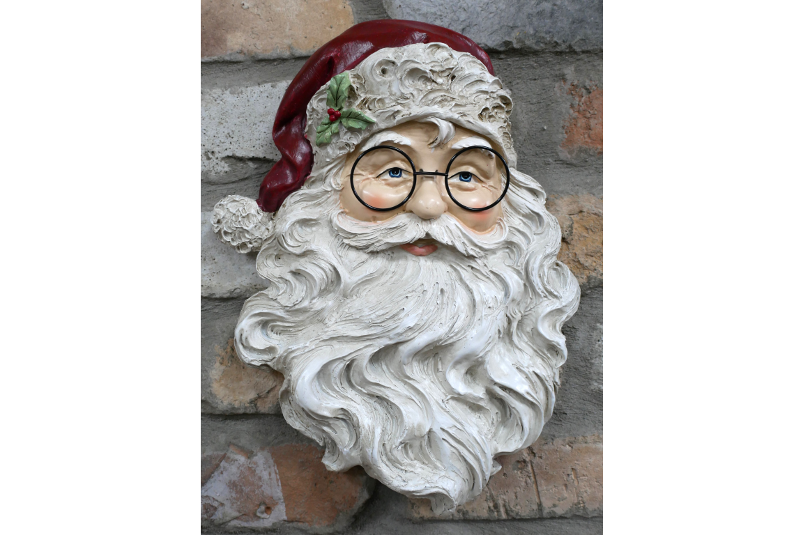 Dutch Imports Santa Head Wall Decoration