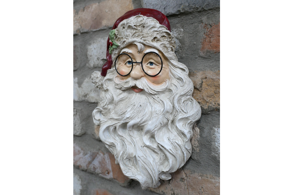 Dutch Imports Santa Head Wall Decoration