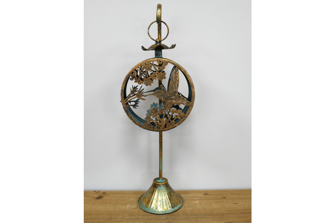 Dutch Imports Hanging Hummingbird Candle Holder