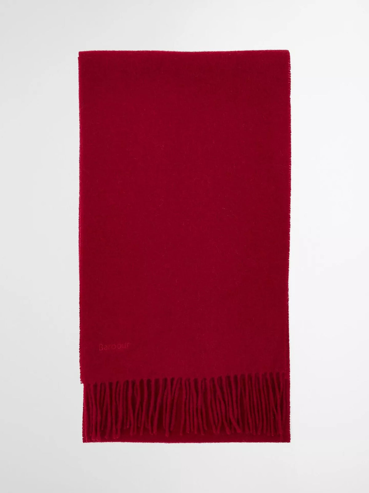 Barbour Lambswool Woven Scarf - Wine
