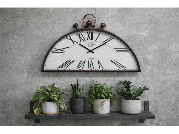 Dutch Imports Half Round Clock