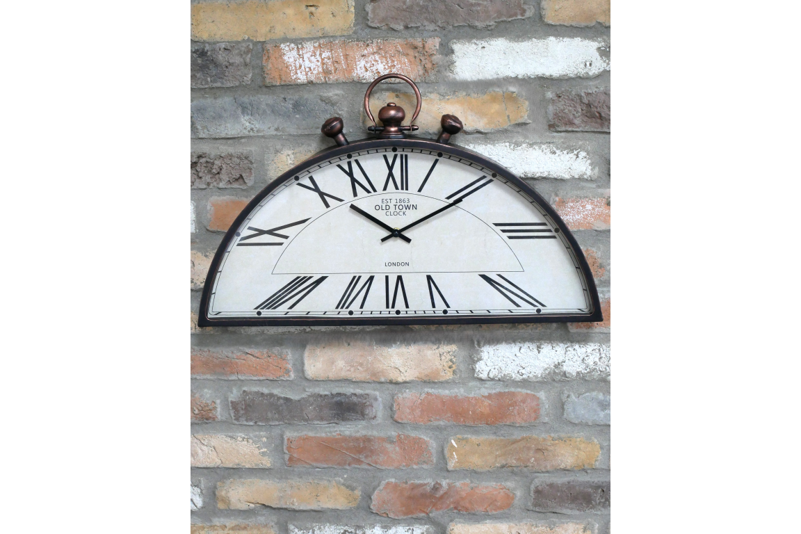 Dutch Imports Half Round Clock
