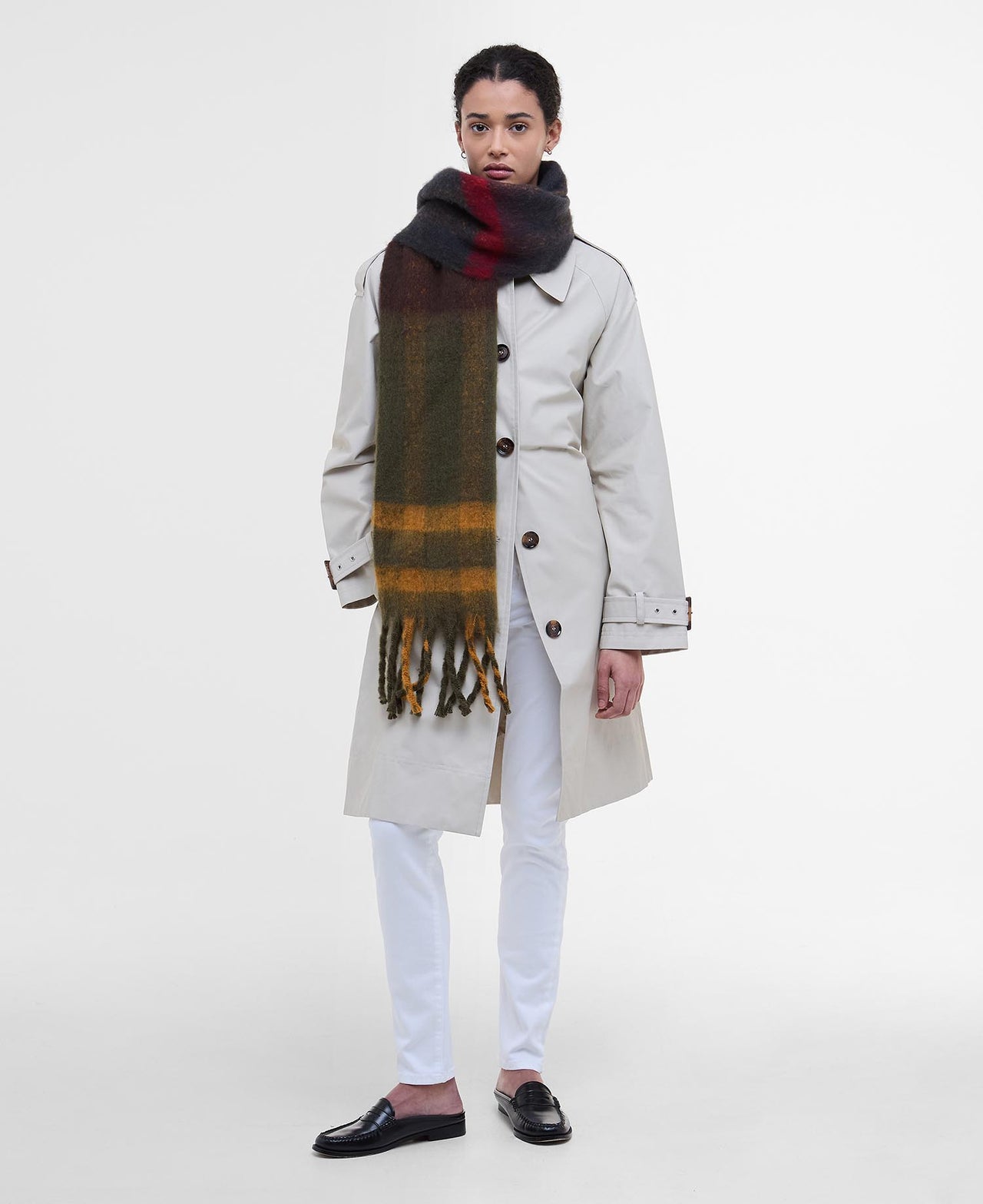 Barbour Isla Tartan Boucle Scarf - Classic