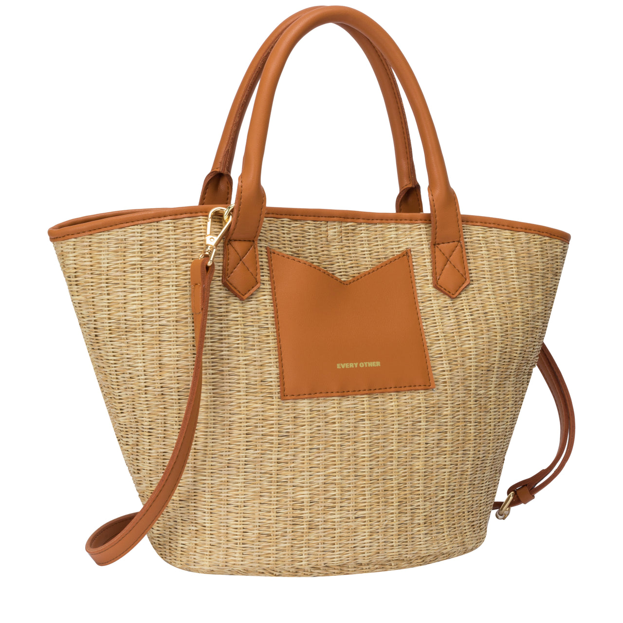 Every Other Large Twin Tote Bag - Tan