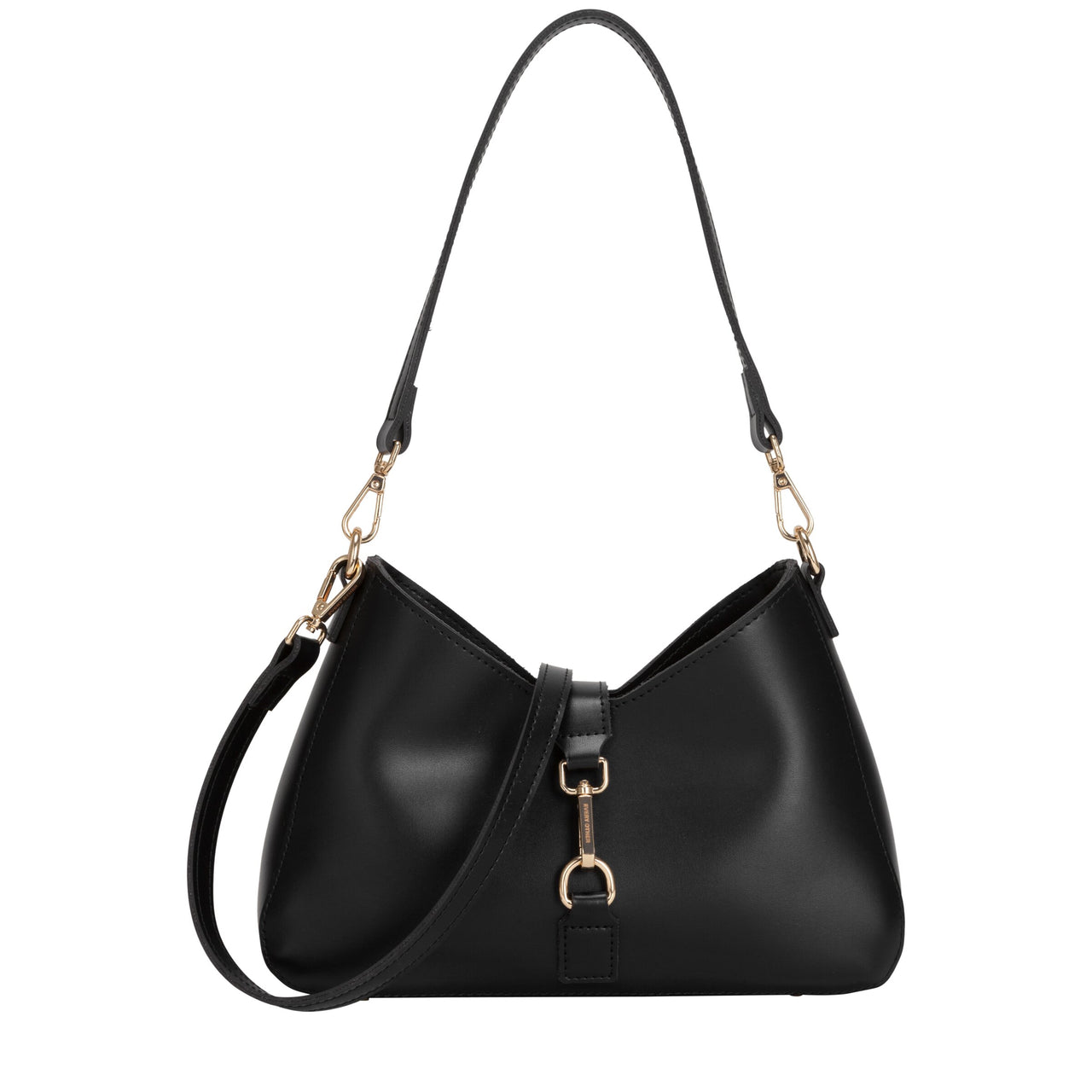 Every Other Fastening Detail Shoulder Bag - Black