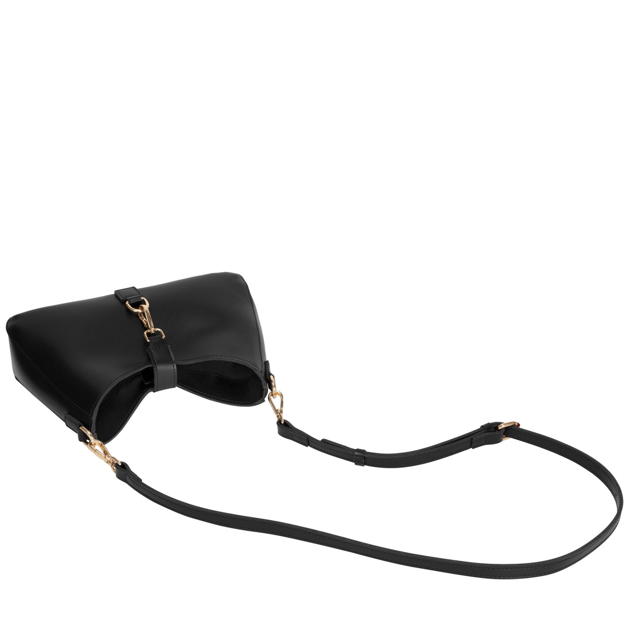 Every Other Fastening Detail Shoulder Bag - Black