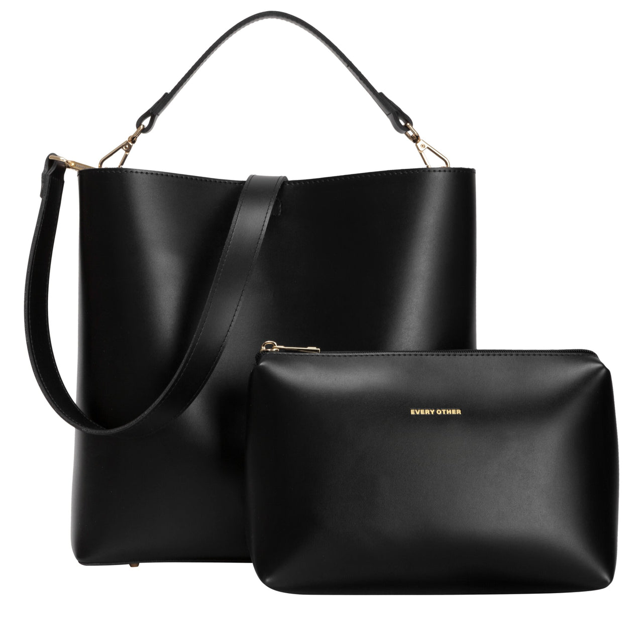 Every Other Bucket Tote Bag - Black