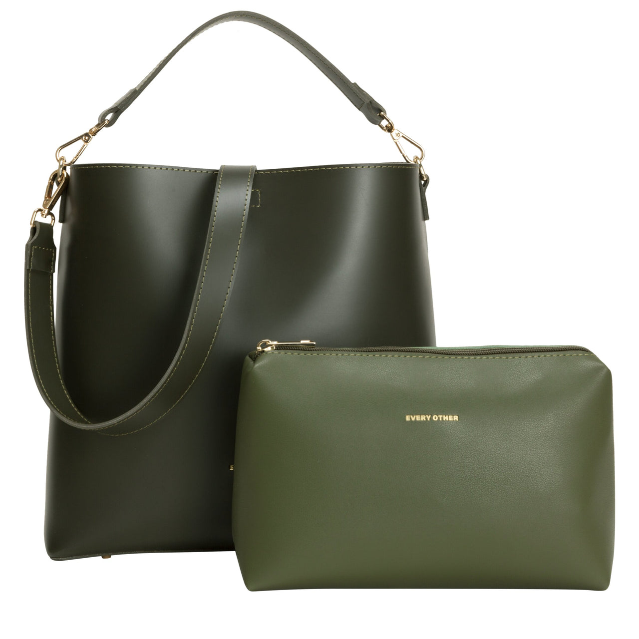 Every Other Bucket Tote Bag - Green