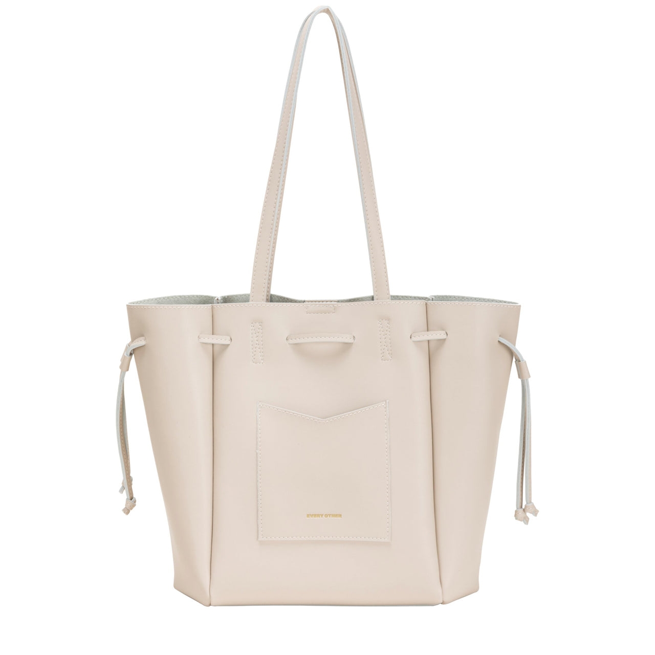 Every Other Taupe Draw Top Tote Bag