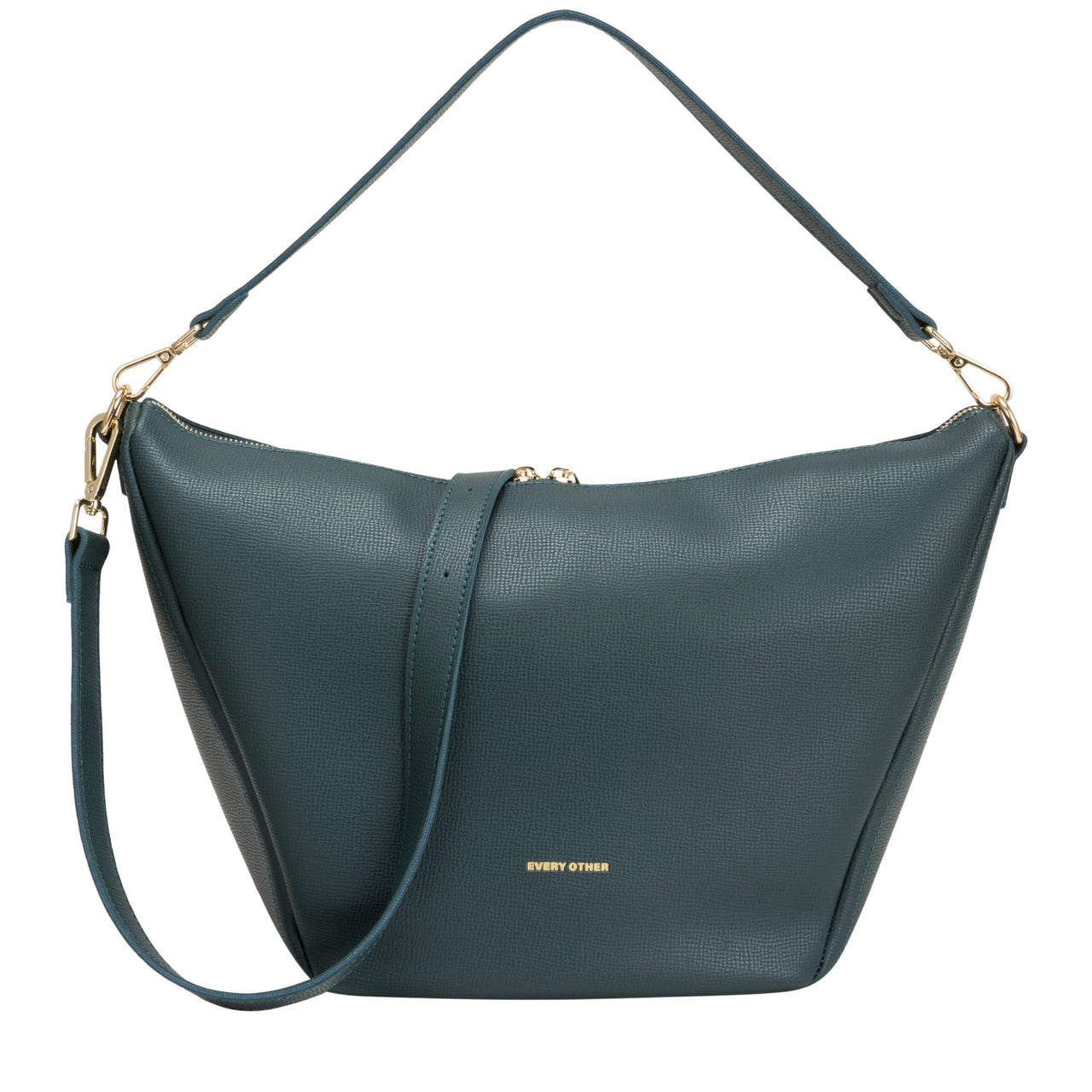 Every Other V-Line Shoulder Bag - Dark Teal