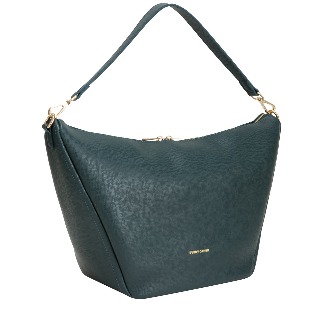 Every Other V-Line Shoulder Bag - Dark Teal