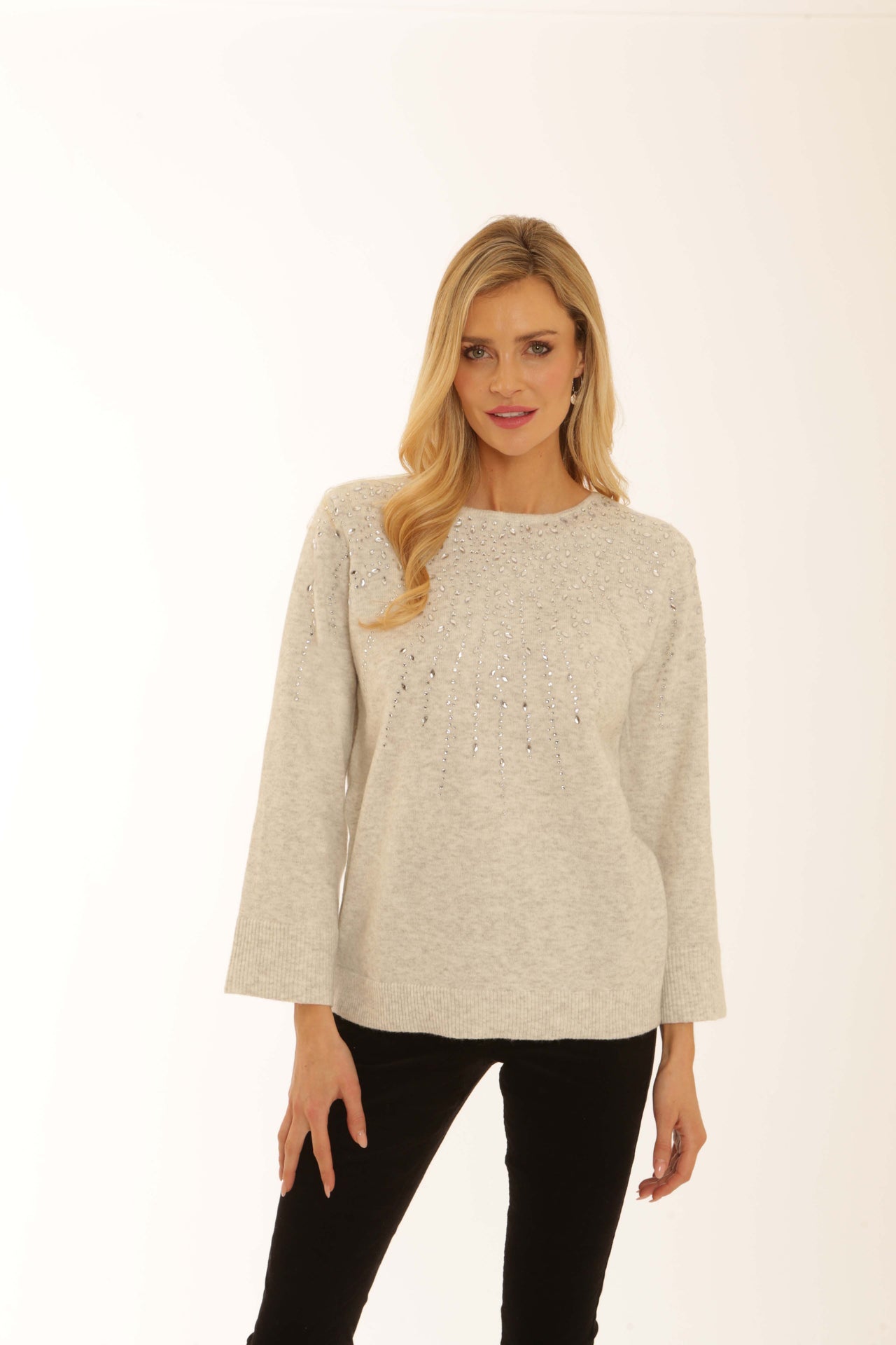 Pomodoro Knitted Jumper - Silver