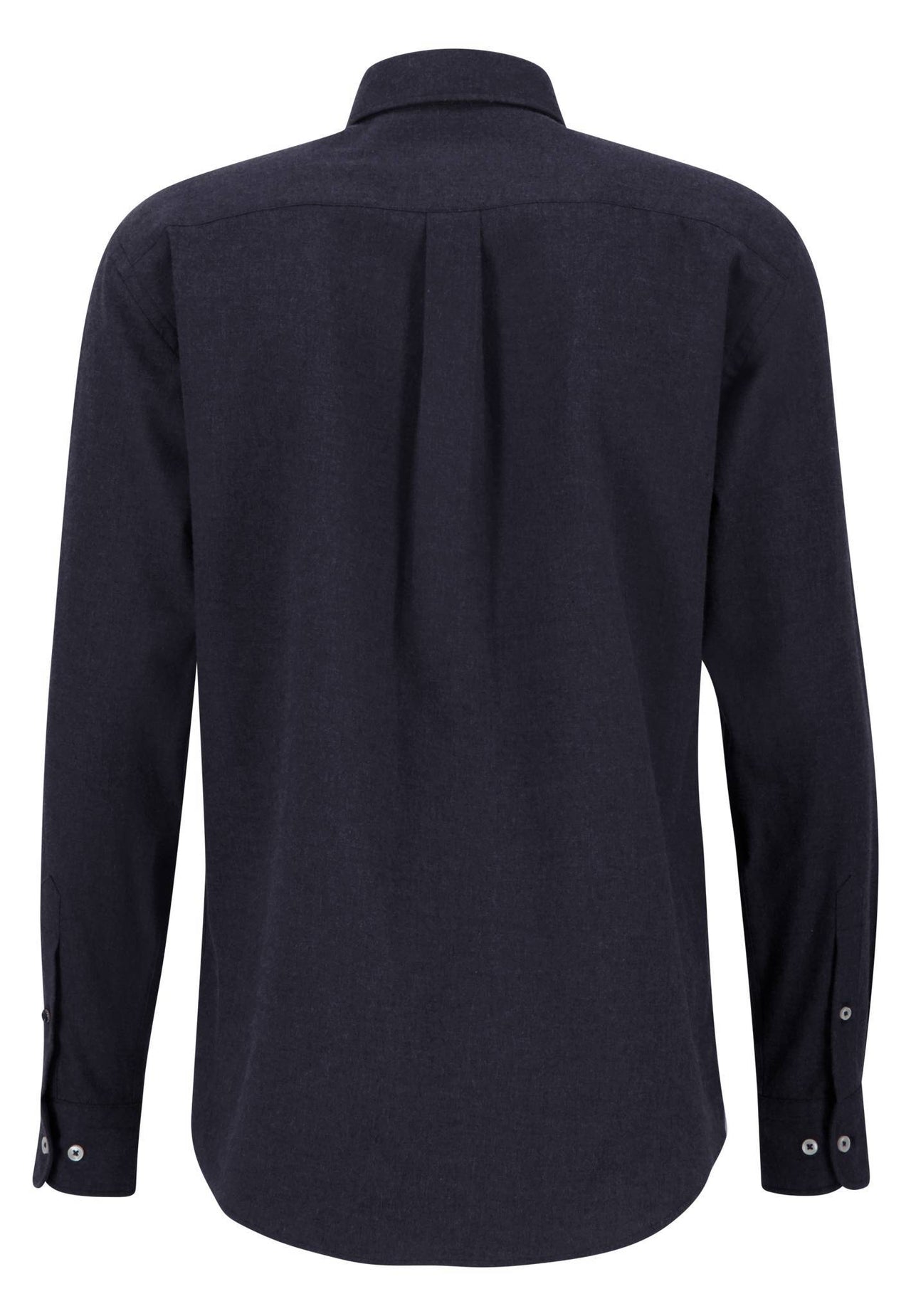 Fynch-Hatton Navy Premium Flannel Shirt