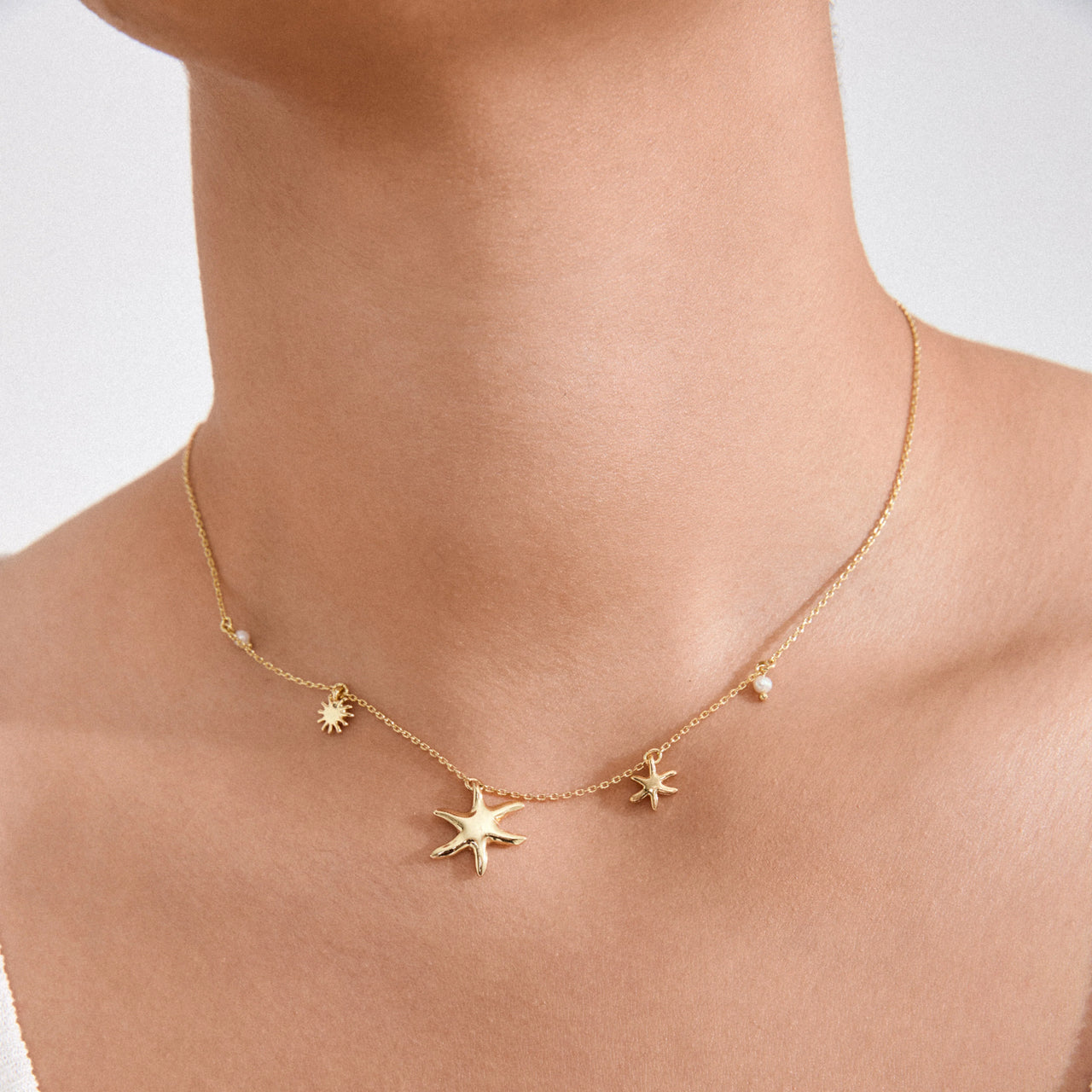 Pilgrim Prism Necklace Gold Plated