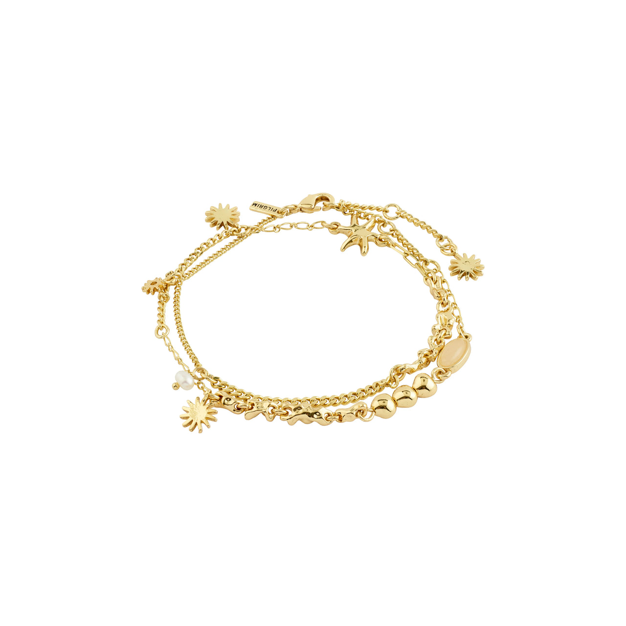 Pilgrim Prism Bracelet Gold Plated
