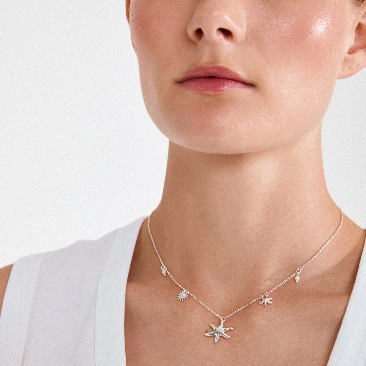 Pilgrim Prism Necklace Sliver Plated