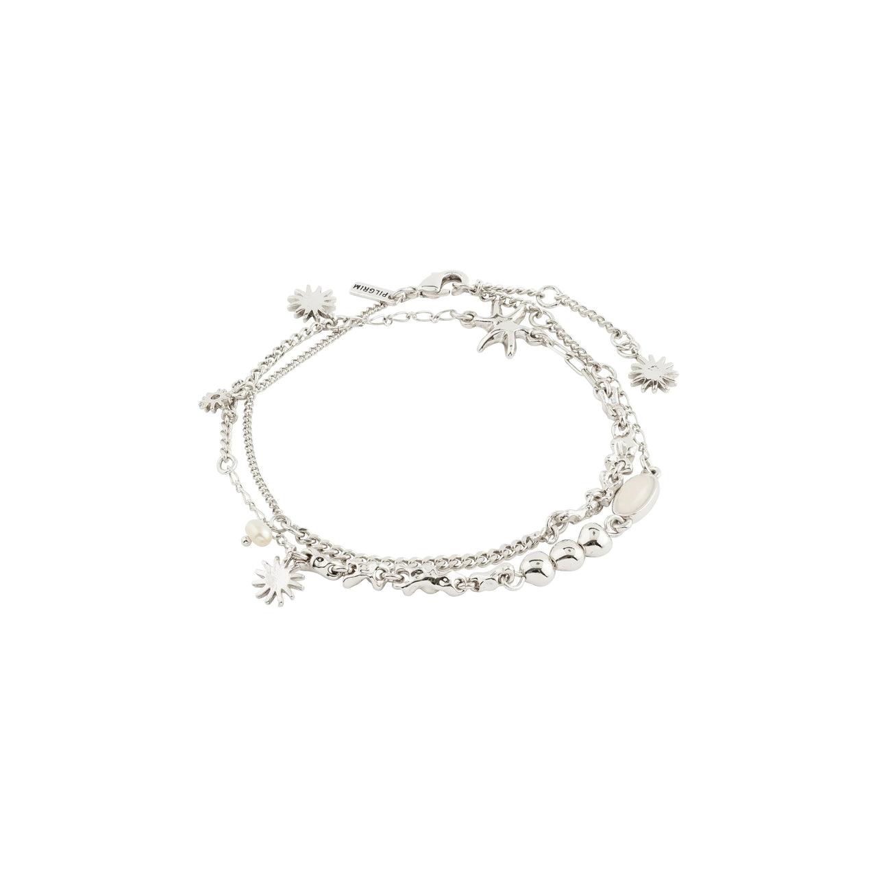 Pilgrim Prism Bracelet Sliver Plated
