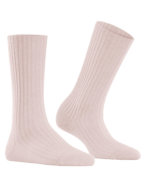 Falke Women Cosy Wool Boot Socks - Light Pink