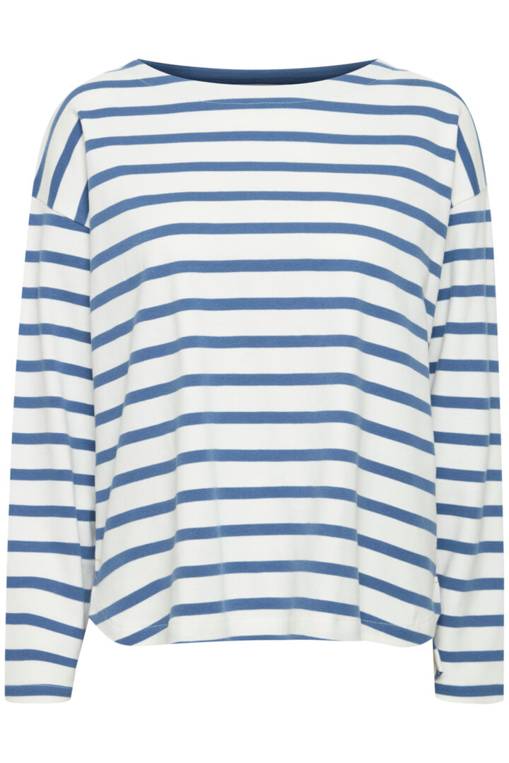 B.Young Ramsi Blue Striped Pullover