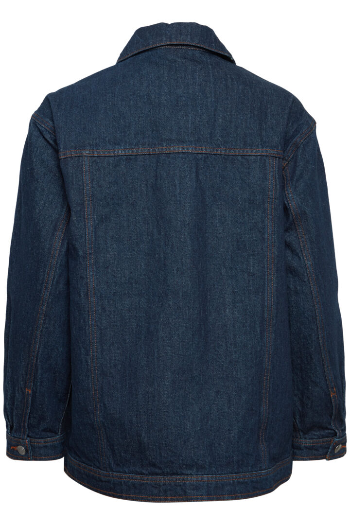 B.Young Kalo Oversized Dark Blue  Denim Jacket