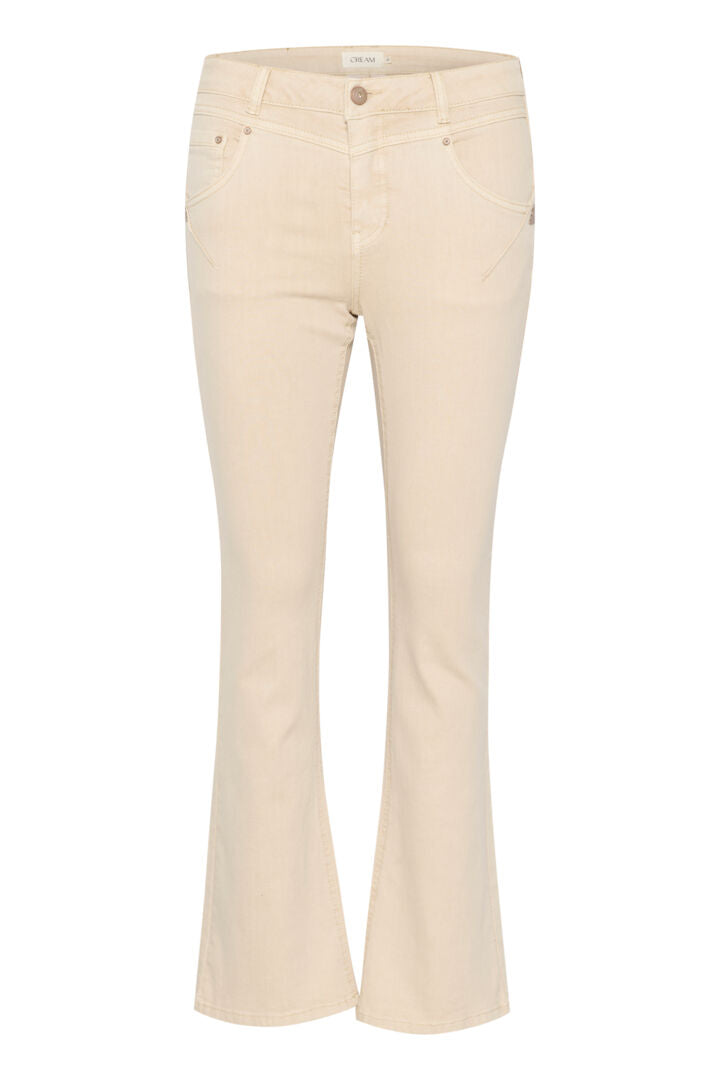 Cream AMALIE Bootcut Jeans - Sand