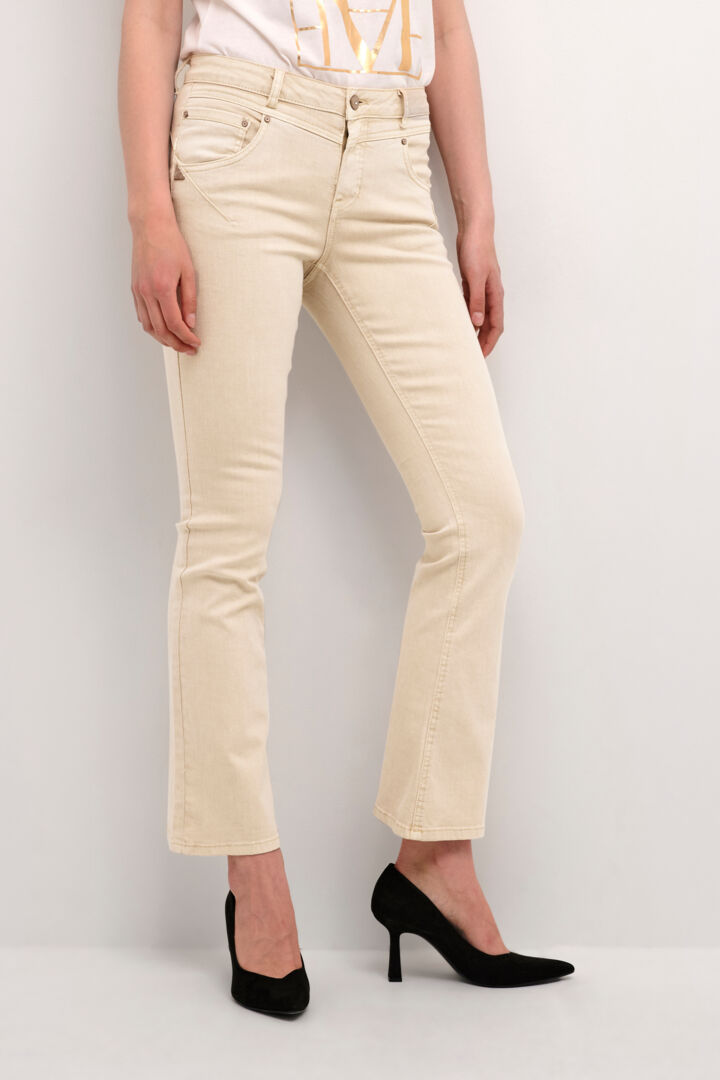 Cream Amalie Bootcut Sand Jeans