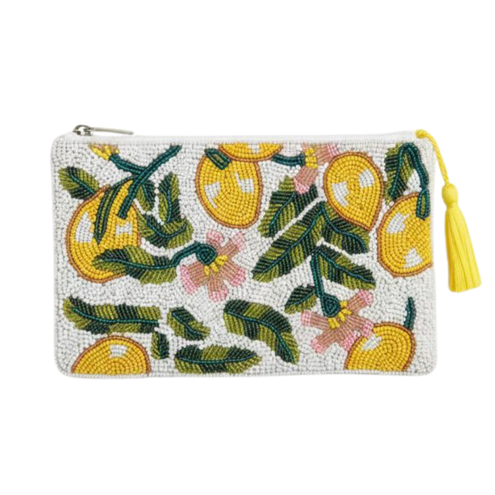 Elie Beaumont Serendipity Bead Pouch Provence Large