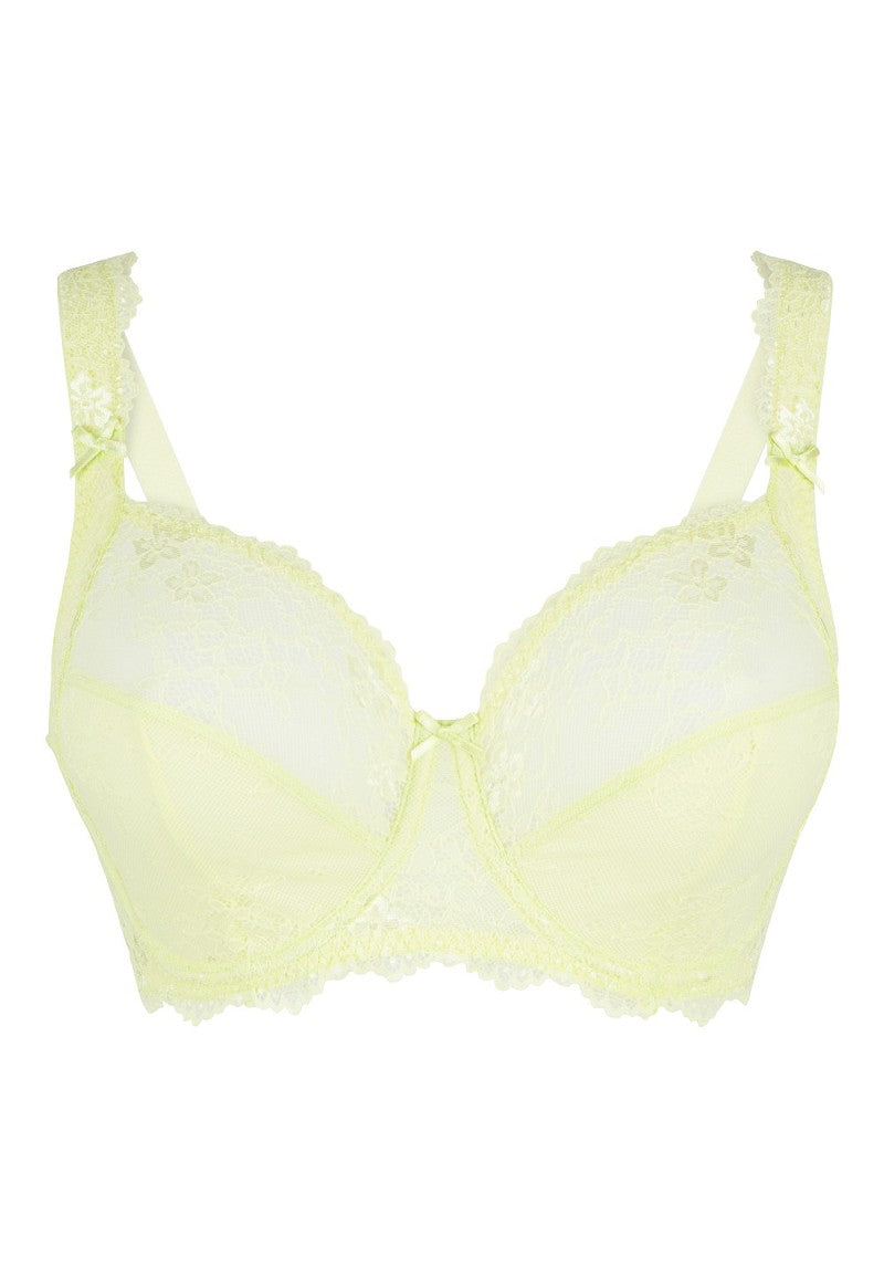 LingaDore Daily Full Coverage Lace Bra - Sunny Lime