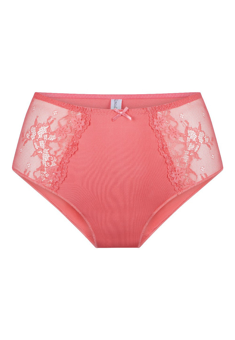 LingaDore Daily High Waist Brief in Coral