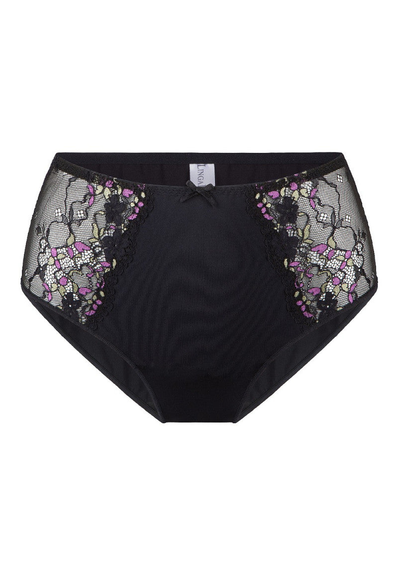 LingaDore DAILY High Waist Briefs - Black Multi