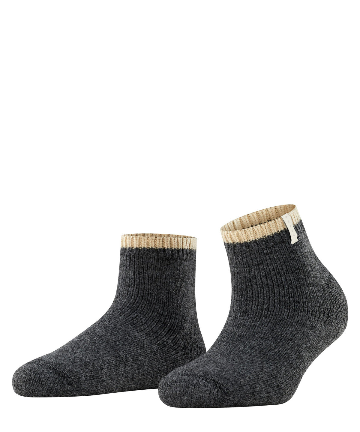 FALKE Cosy Plush Short Socks - Anthra Melange