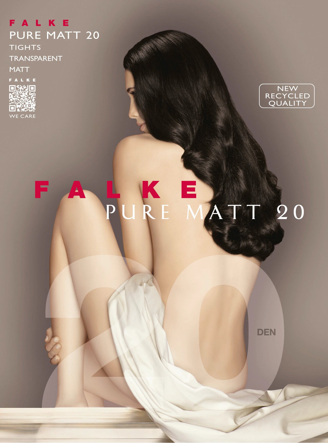 Falke Pure Matt 20 DEN Women Tights - Classy Blue