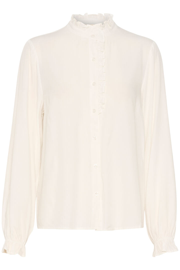 Cream Venea White Shirt