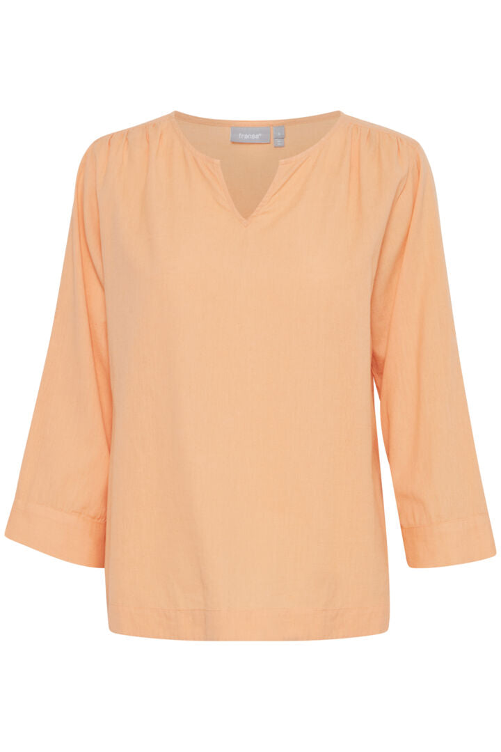 Fransa Maddie Blouse - Apricot Wash