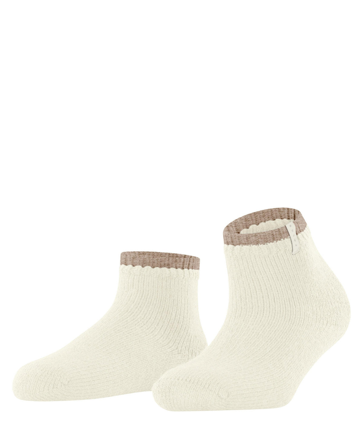 FALKE Cosy Plush Short Socks - Wool White