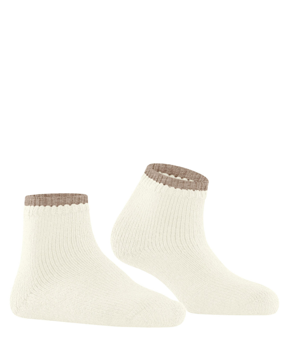 FALKE Cosy Plush Short Socks - Wool White