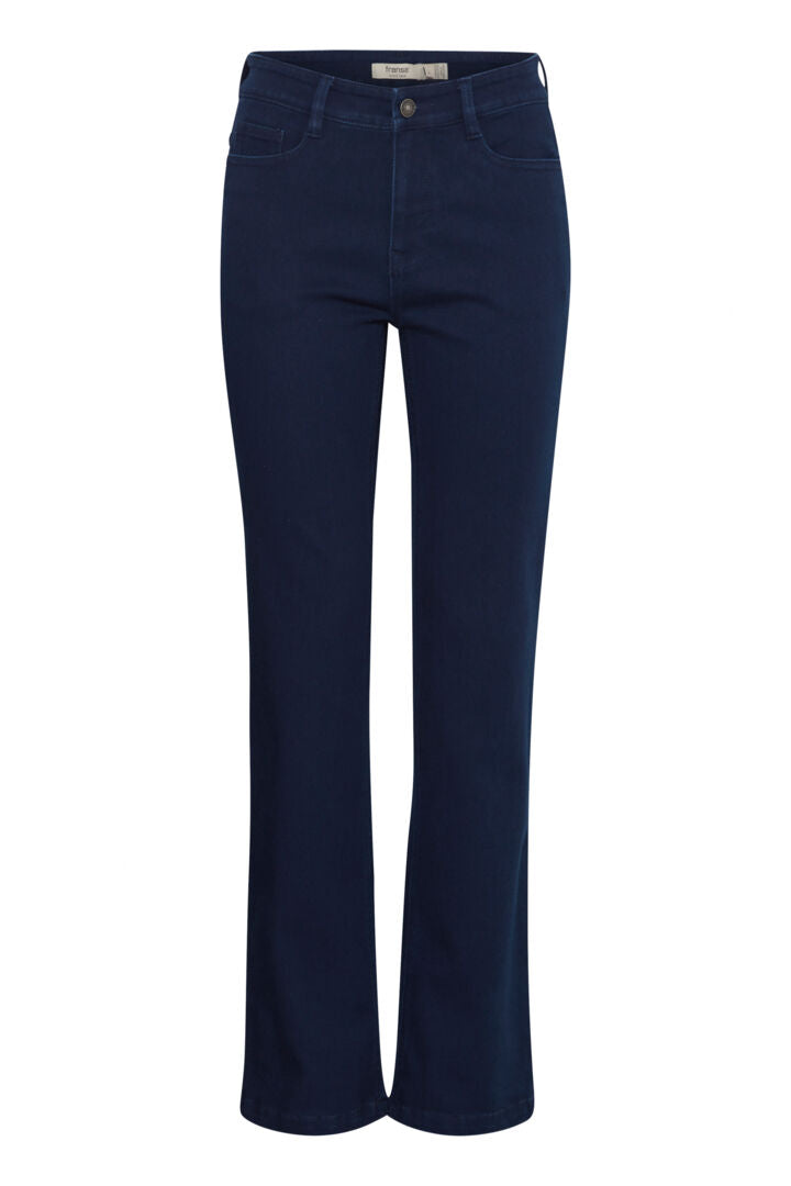 Fransa LUXE ELLITE Jeans - Dark Blue Denim
