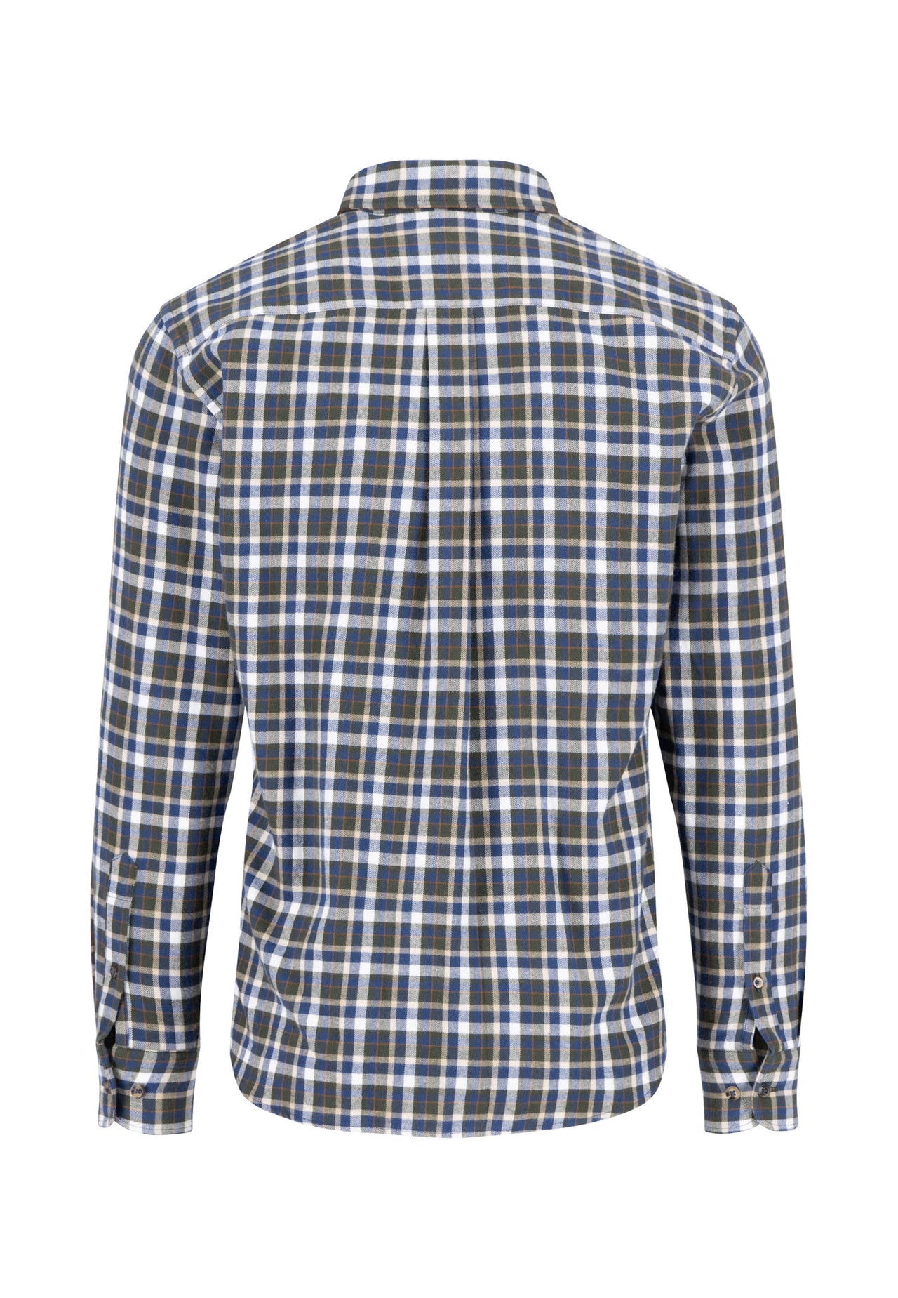 Fynch Hatton Dark Ivy Premium Flannel Check Shirt
