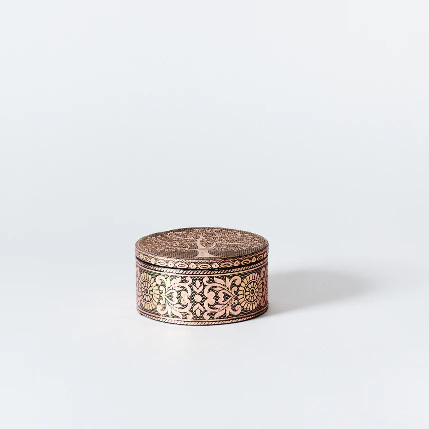 Stone The Crows Tree Of Life Box - Copper