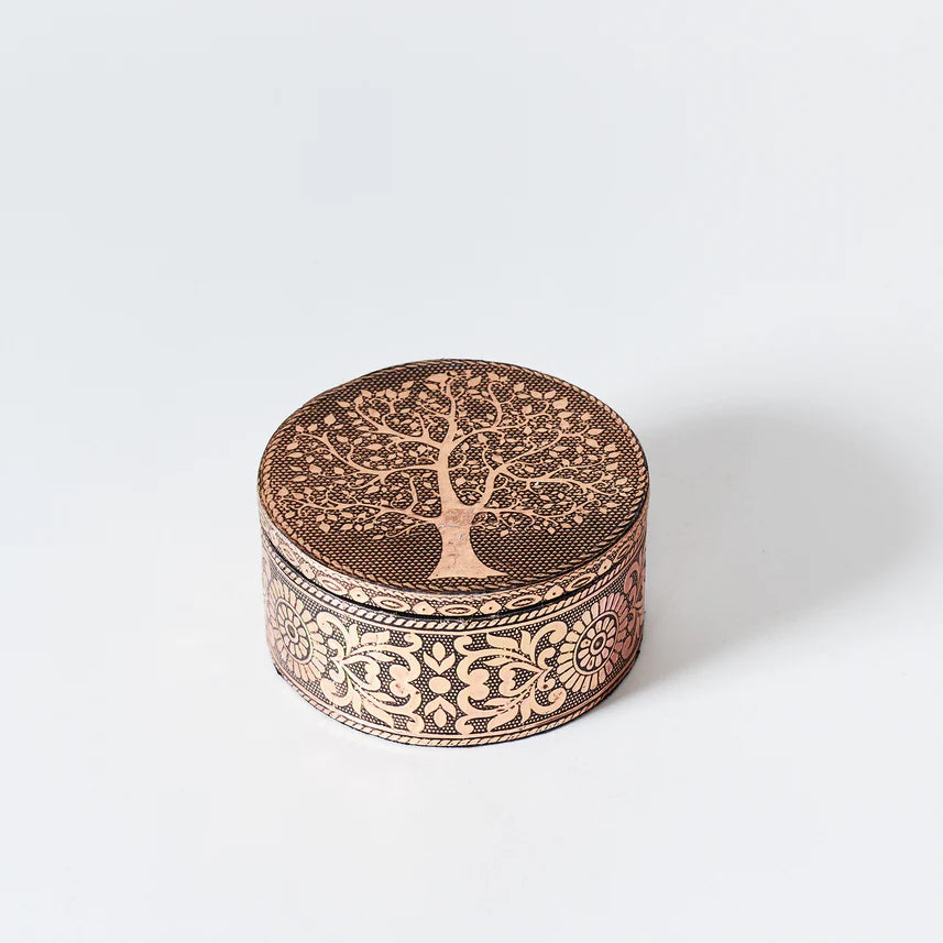 Stone The Crows Tree Of Life Box - Copper