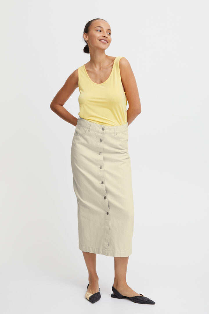 B.Young Katsa Cream Skirt