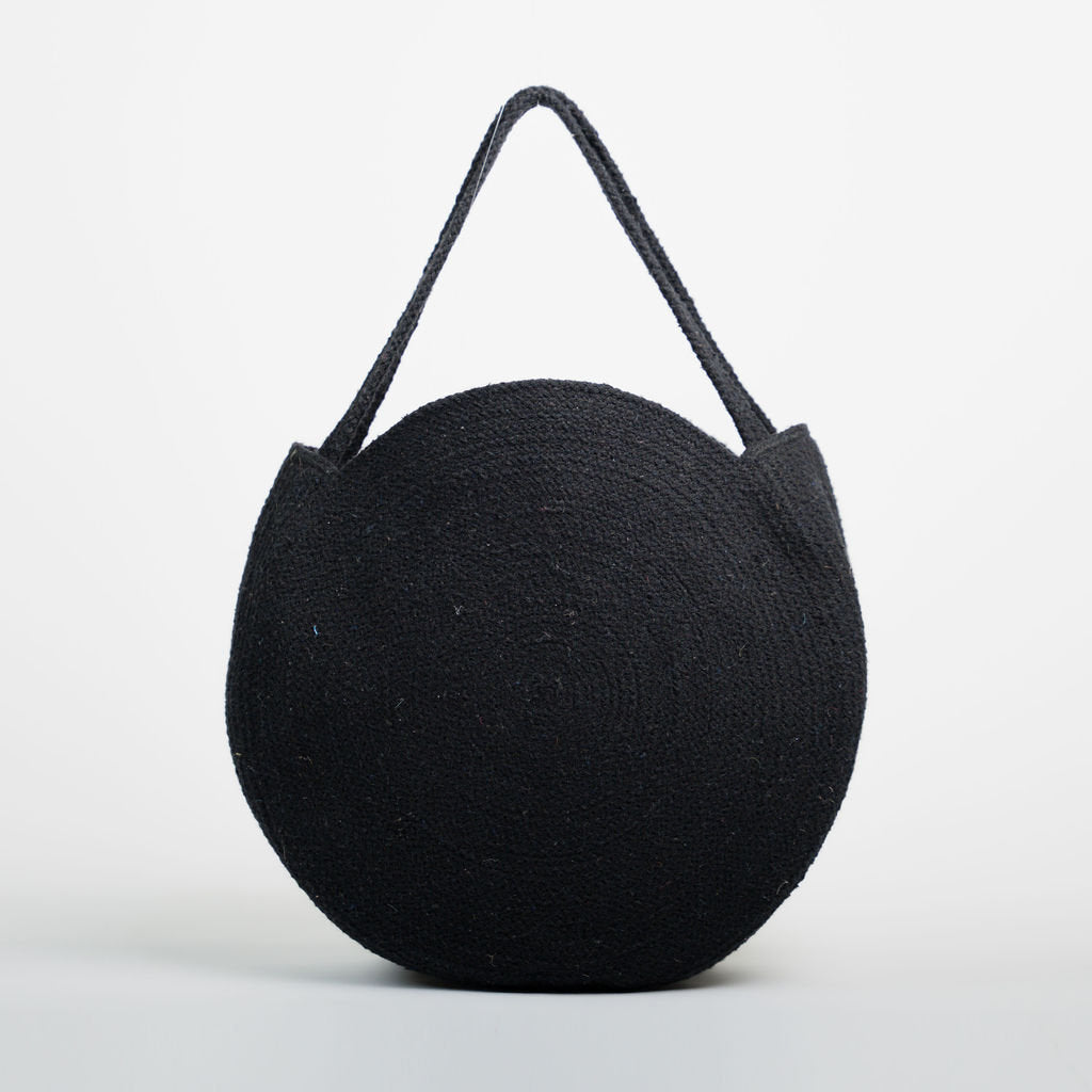 Ellyla Ridhi Black Cotton Bag
