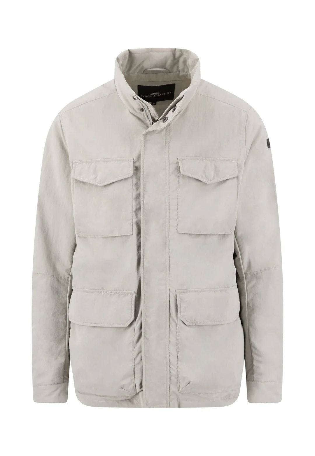 Fynch Hatton Lightweight Summer Coat - Light Grey
