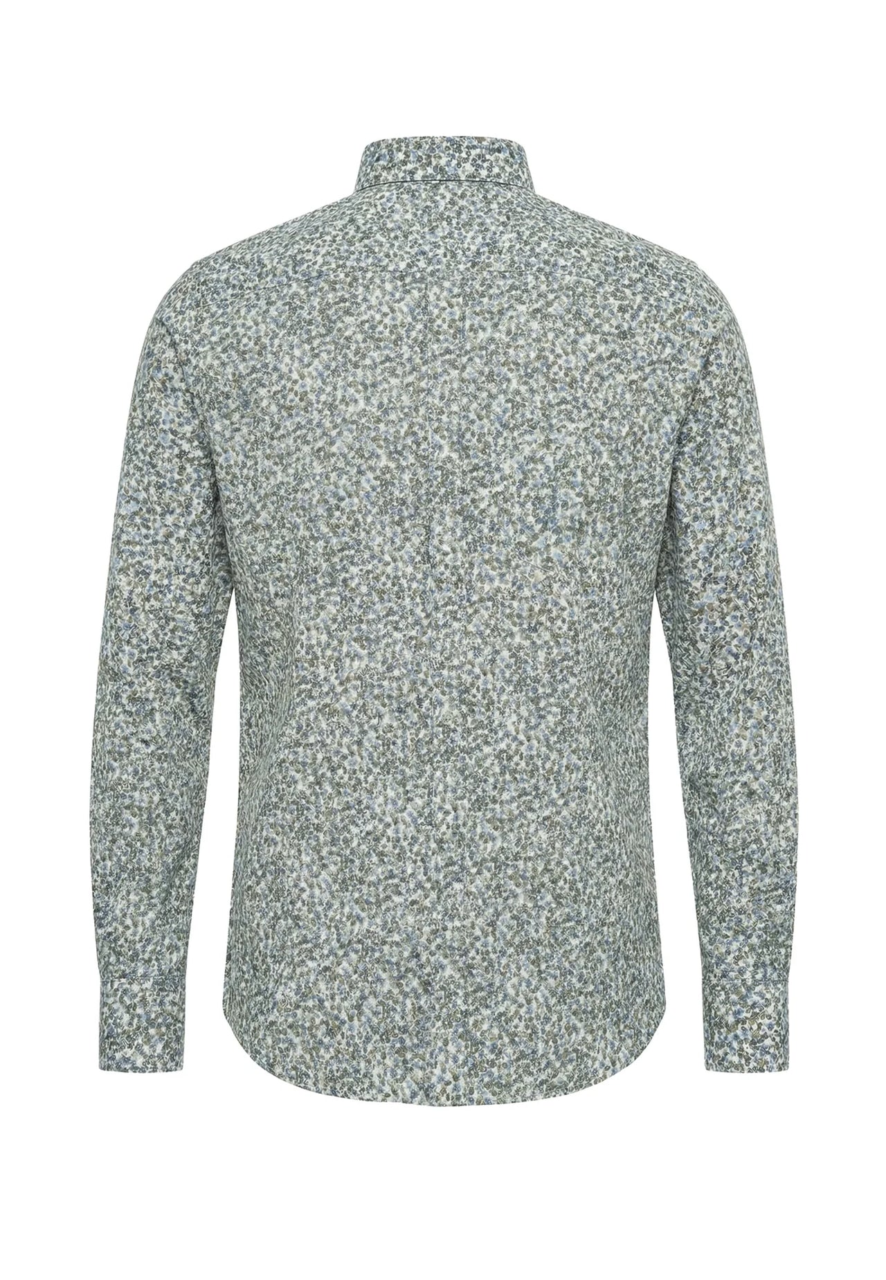 Fynch Hatton Flower Print Shirt - Dark Khaki