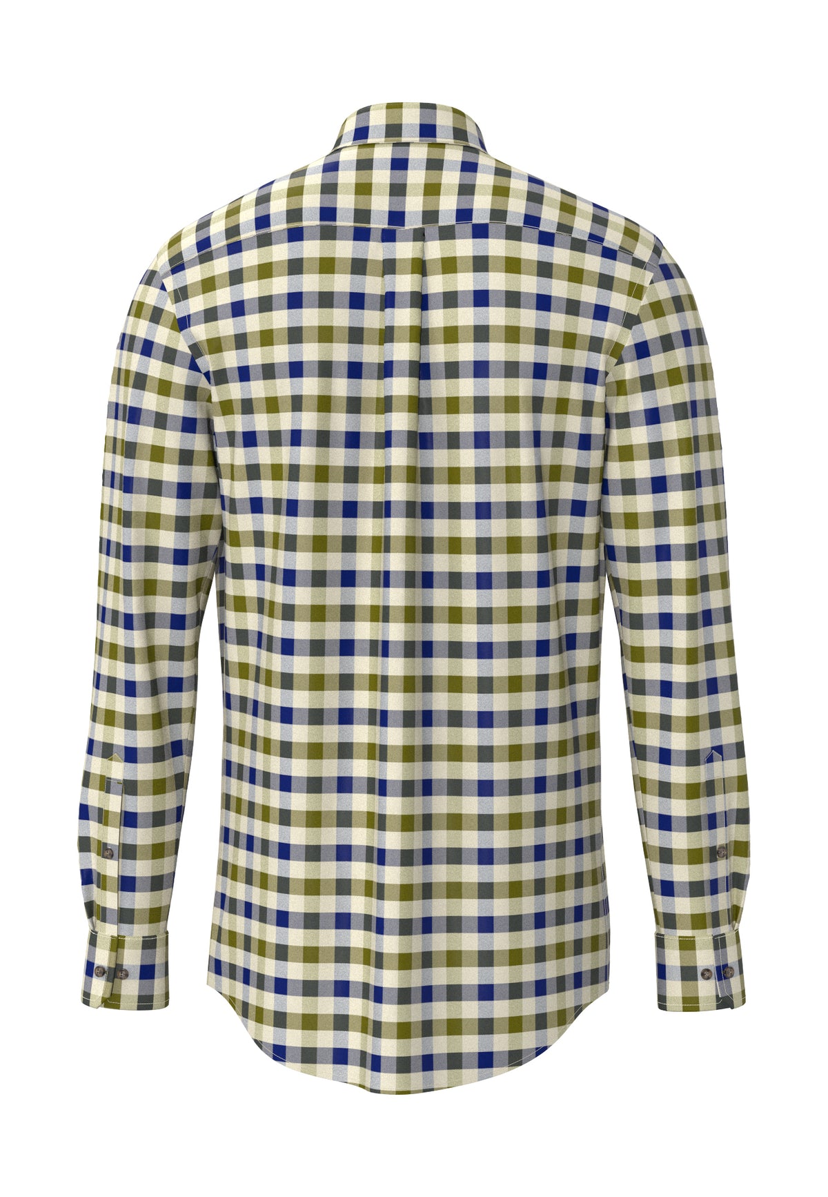 Fynch Hatton Mens Herringbone Green Check