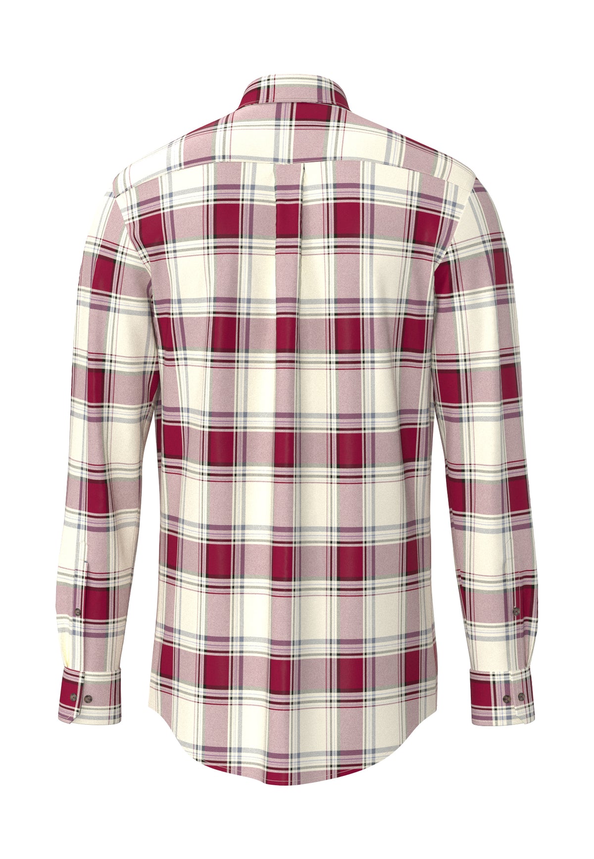 Fynch Hatton Mens Herringbone Check Shirt