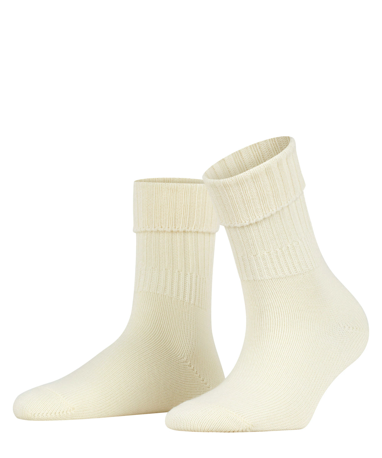 Falke Striggings Rib Women Boot Socks - Wool White