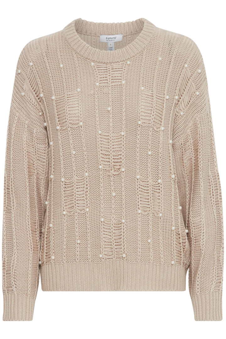 B Young Nelle Beige Jumper
